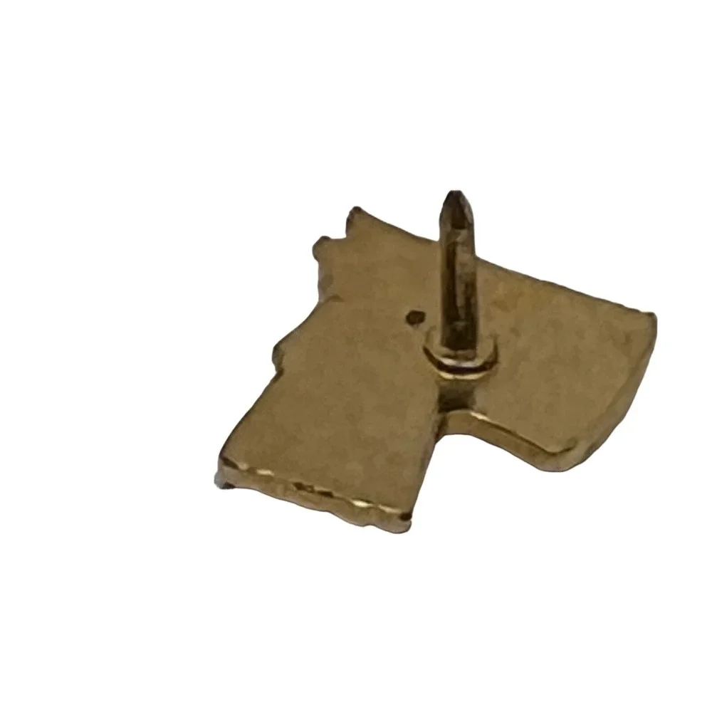 Vintage Schnauzer Tie Tack Gold‎ Tone Lapel Hat Dog Pin